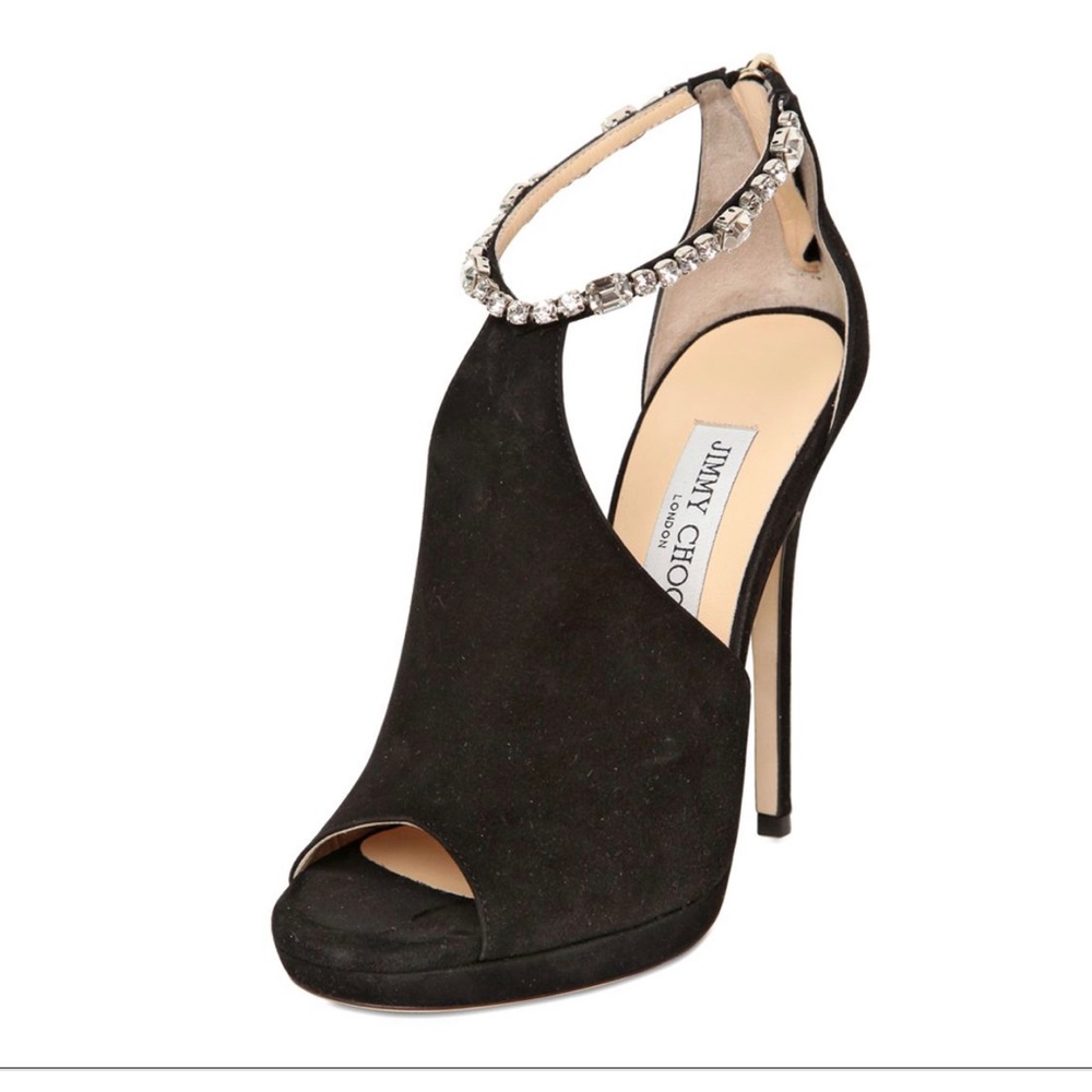 Jimmy Choo Freya 130mm heel, black suede